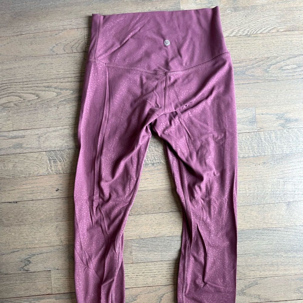 Pink lululemon align leggings